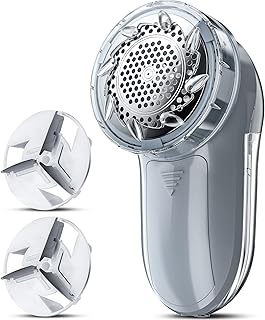 Bymore Fabric Shaver, Lint Remover, Lint Shaver Defuzzer Sweater Shaver for Clothes and Furniture AC Adapter or Battery Operated Pill Fuzz Remover