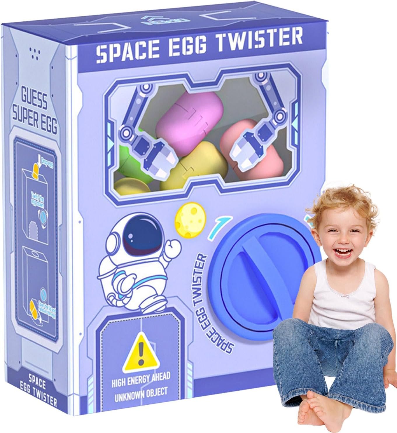 Egg Claw Machine, Easter Eggs capsulees Vending Machine, Prize Dispenser Toys, Creative Suprise Eggs Machine Toy,