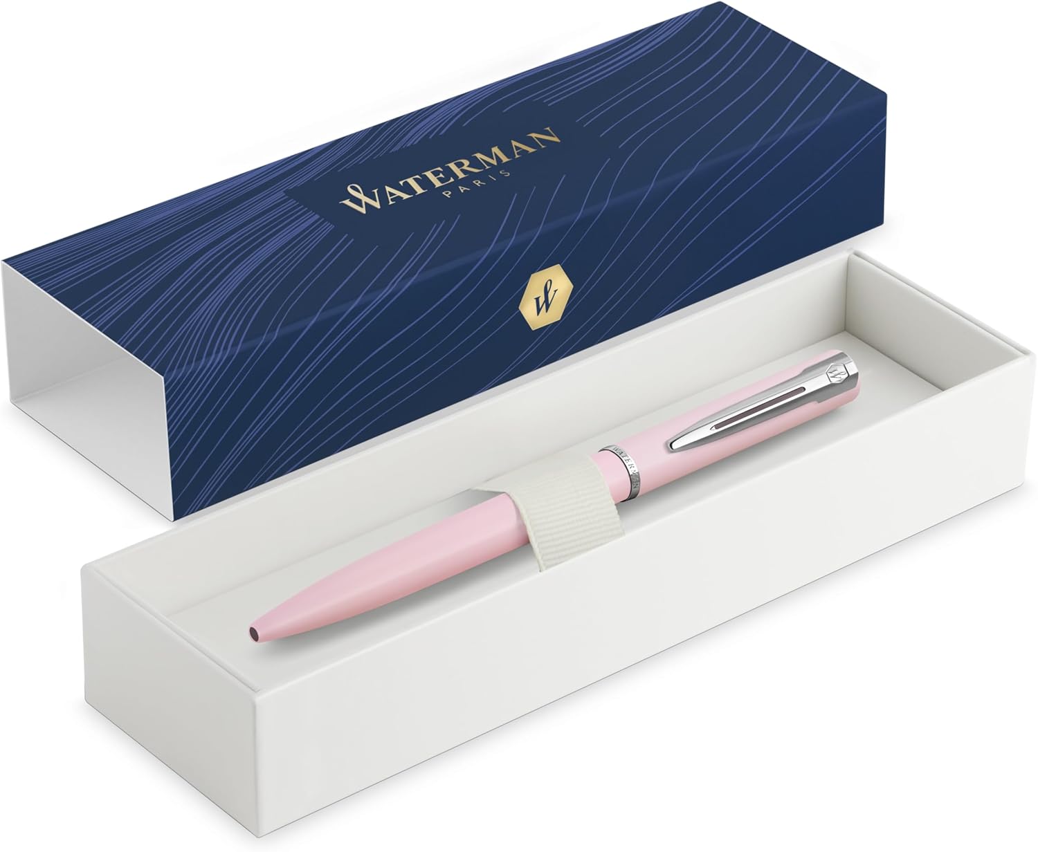 Waterman Allure Premium Ballpoint Pen - Baby Pink Pastel Finish - Metal Body - Gift Boxed
