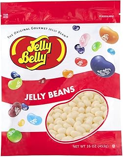 Jelly Belly Coconut Jelly Beans - 1 Pound (16 Ounces) Resealable Bag - Genuine, Official, Straight from the Source