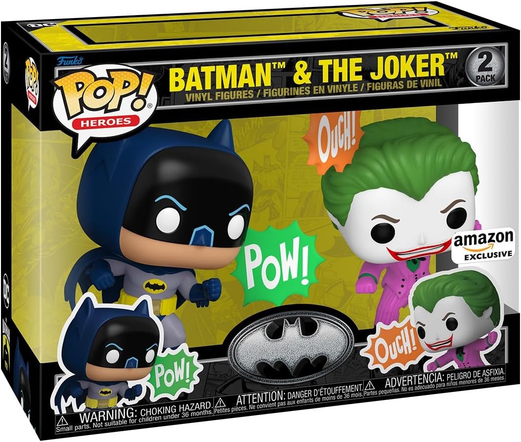 Funko Pop! Heroes: Batman's 85th Anniversary - Batman and The Joker, 2-Pack