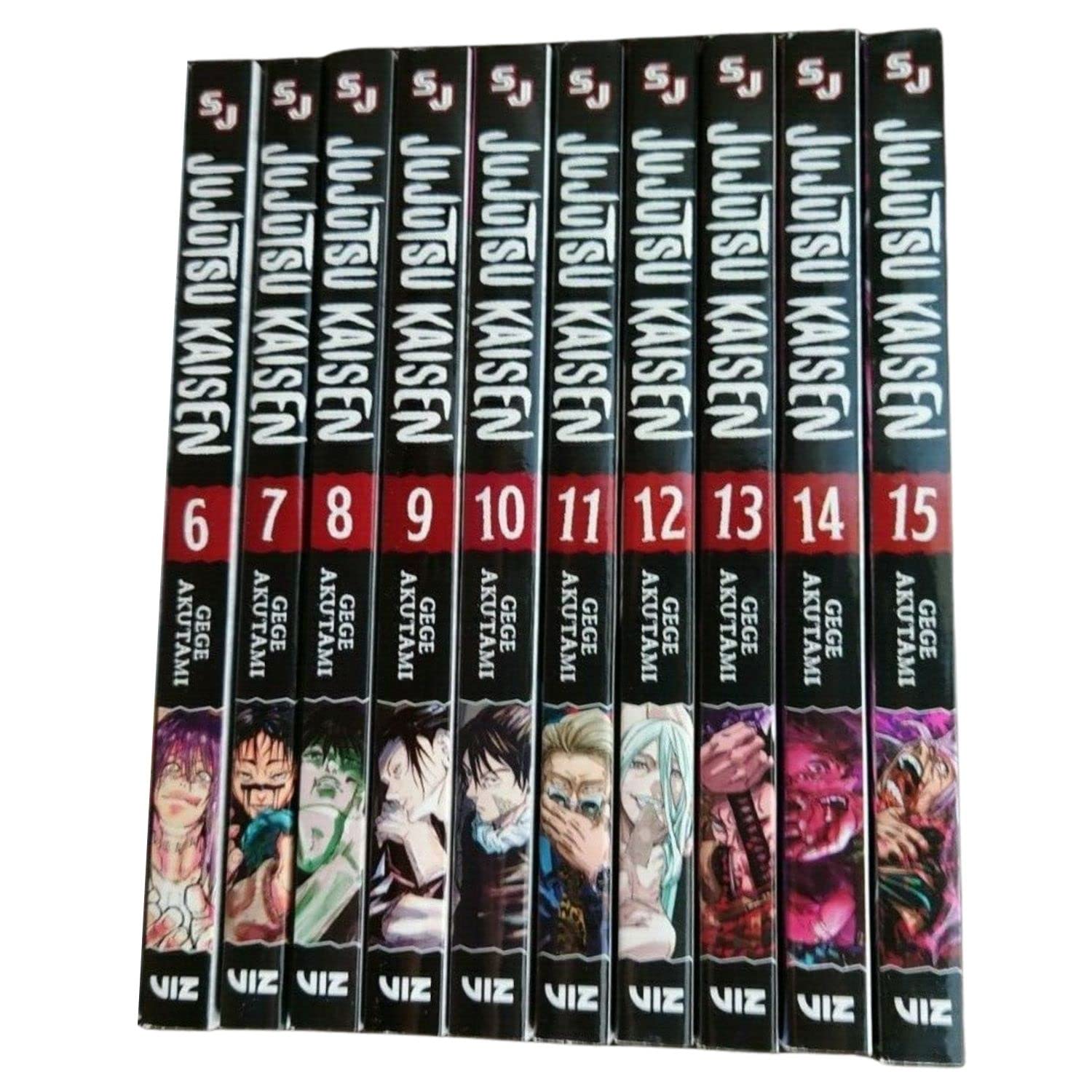 Jujutsu Kaisen Series (Vol 6-15) 10 Books Collection Set By Gege Akutami