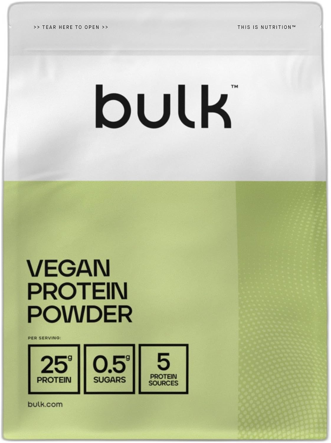Bulk Vegan Protein Powder, Vanilla, 2.5 kg | Plant Based Protein Shake, New & Improved Formula, 71 Servings