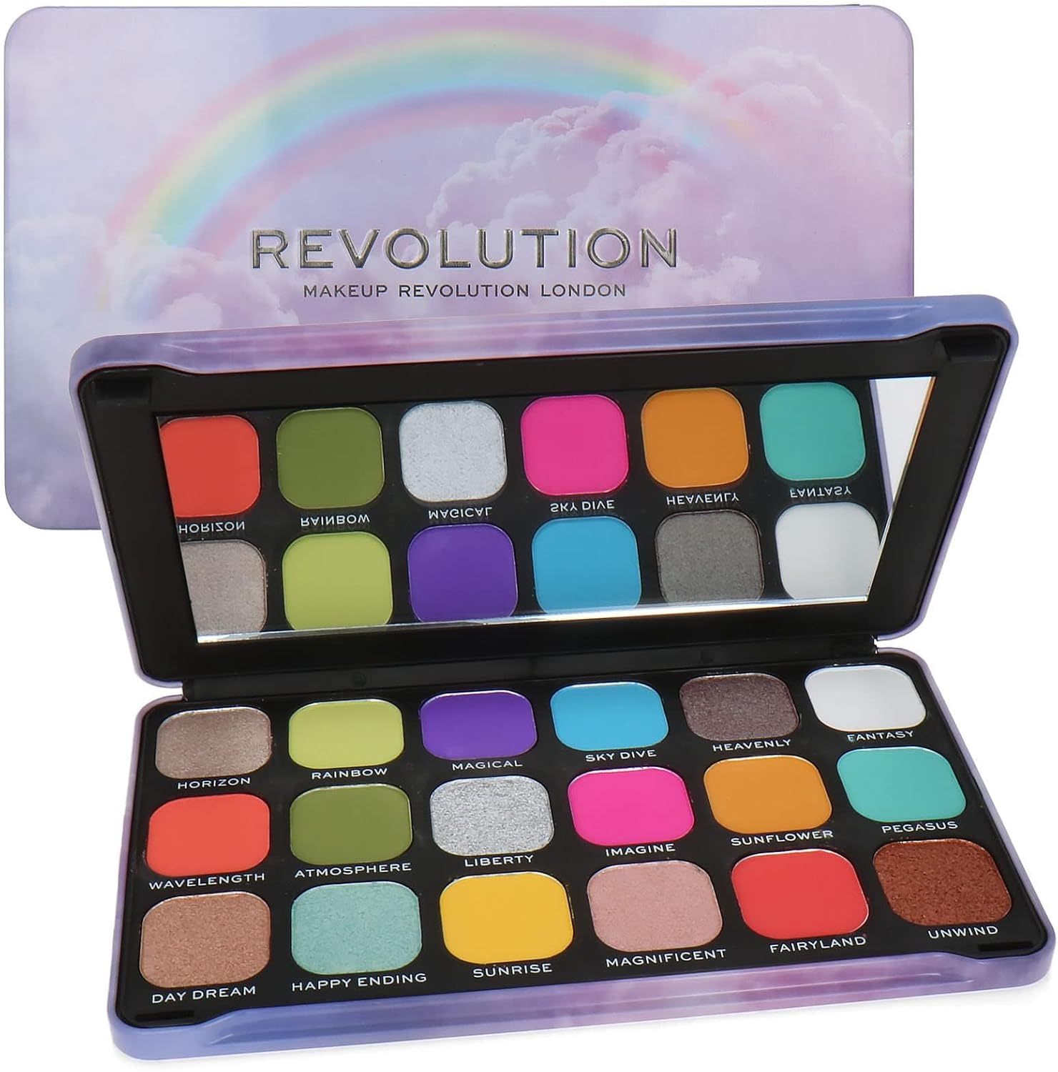 Revolution Rainbow Eye Shadow Palette 18 x 1.1g