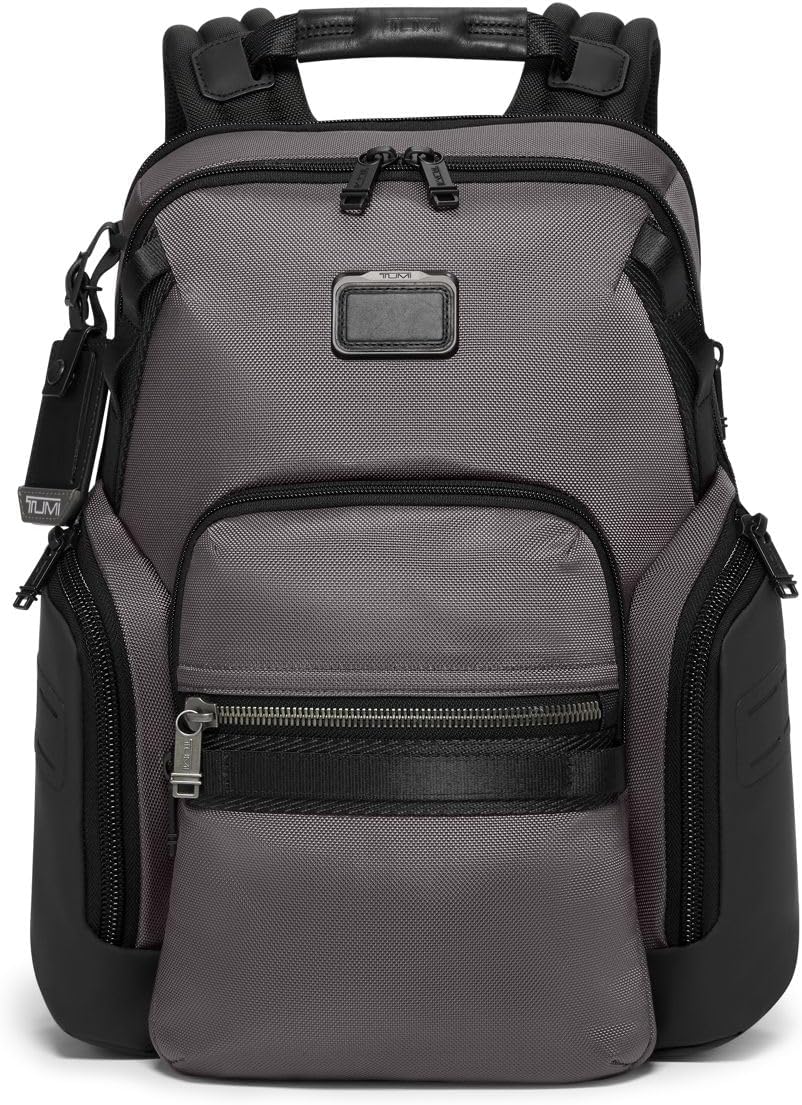 TUMI - Alpha Bravo Navigation Backpack - 15"-16" Computer Bag for Women & Men - for Business, Personal, or Daily Travel - Charcoal, Charcoal