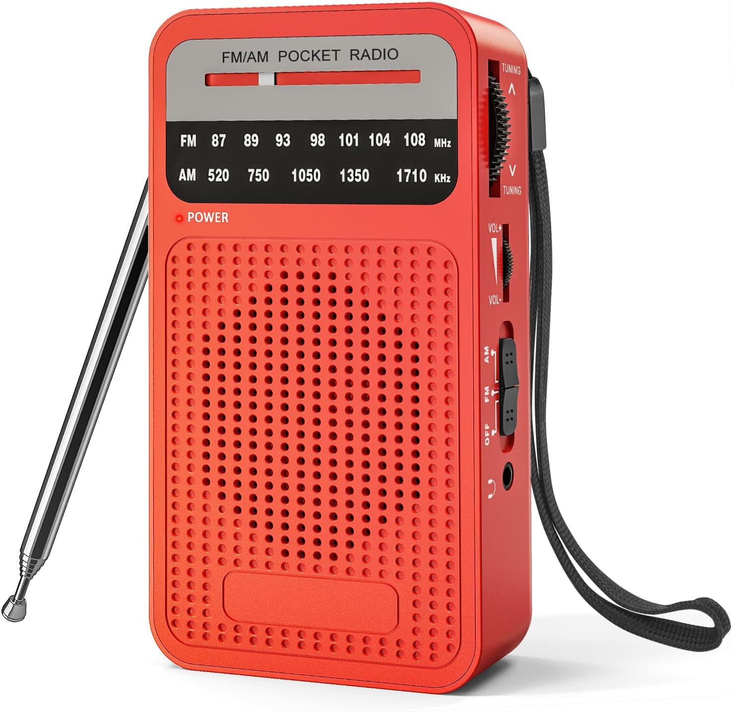 Goodes Portable Radio AM FM, Transistor Radio with Best Reception