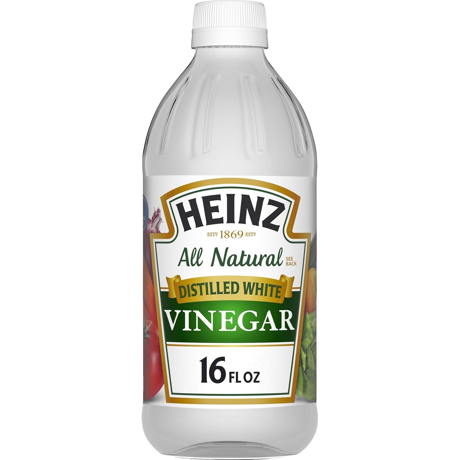Heinz All Natural Distilled White Vinegar with 5% Acidity (16 fl oz Bottle)