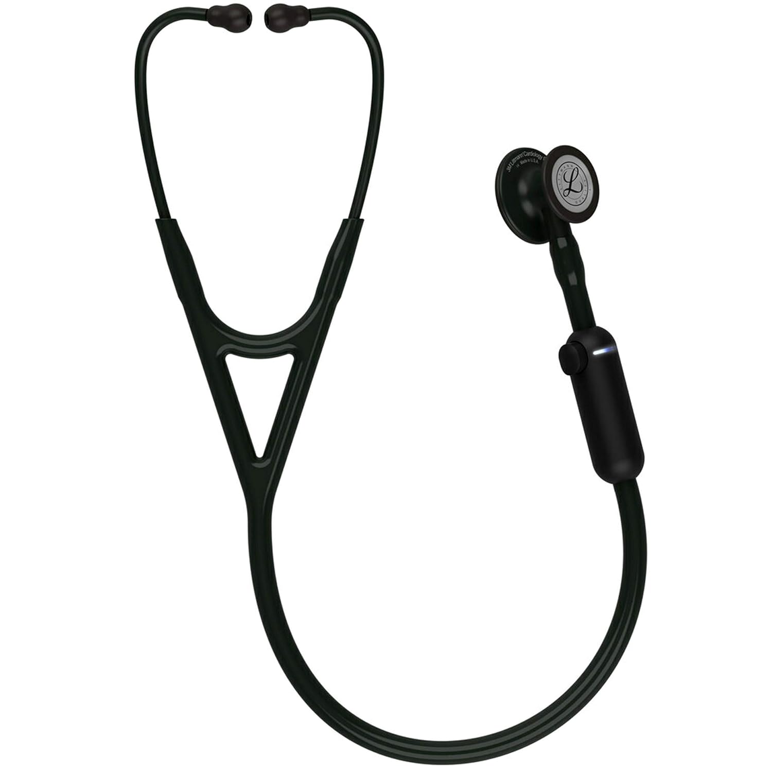 3M Littmann CORE Digital Stethoscope (EU), Black Chestpiece, Tube, Stem and Headset, 69 cm, 8490