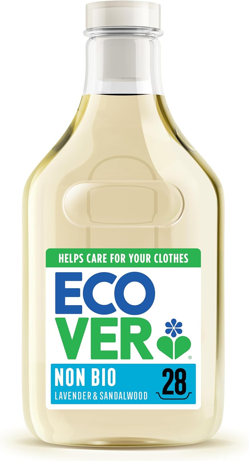 Ecover Non-Bio Laundry Liquid, Lavender & Sandalwood, 28 Washes, 1L