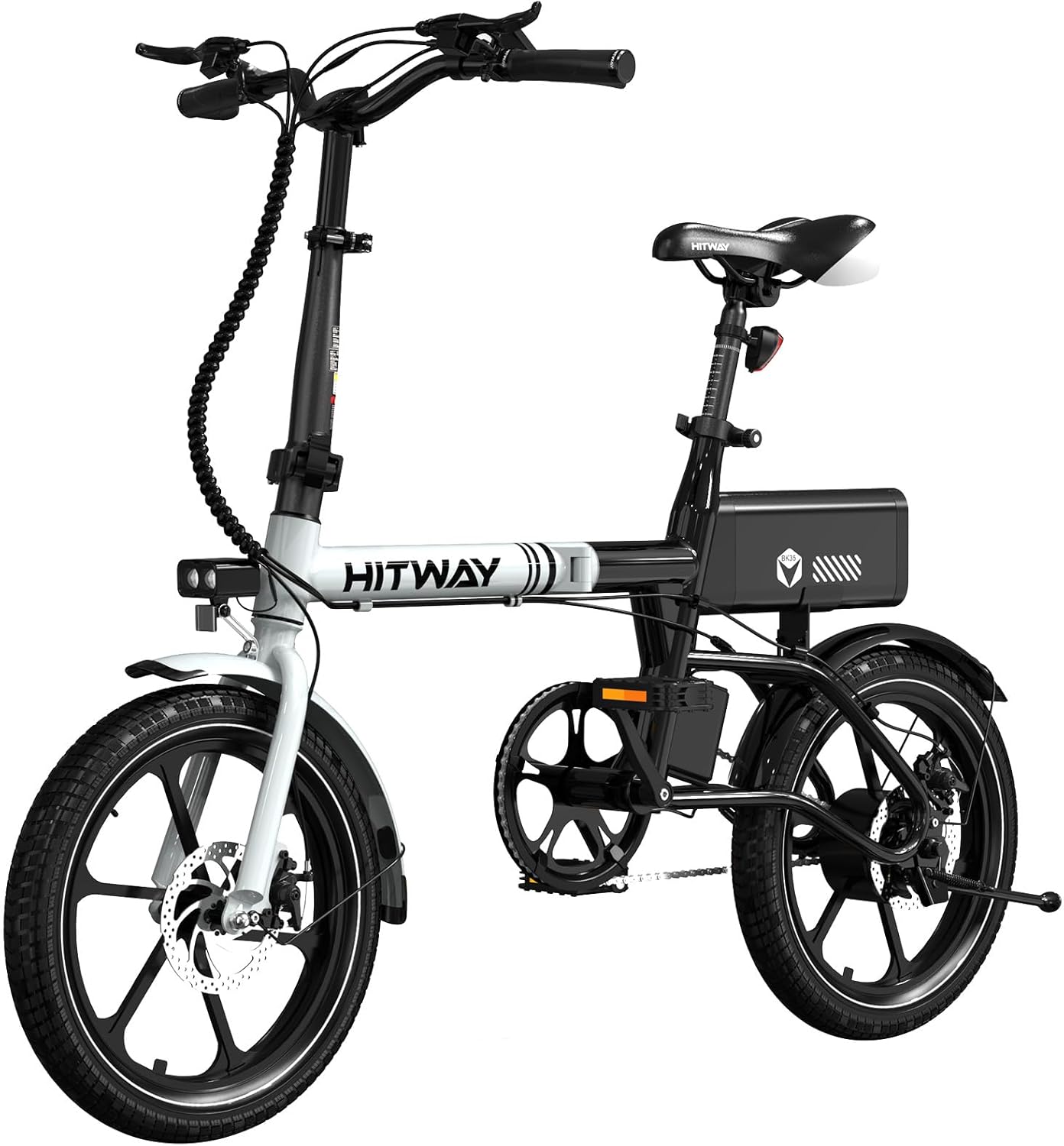 HITWAY Electric Bike,16 inch Folding Electric Bike, City E-Bike with 250W Motor, 25km/h Speed, 216Wh battery Electric bicycles