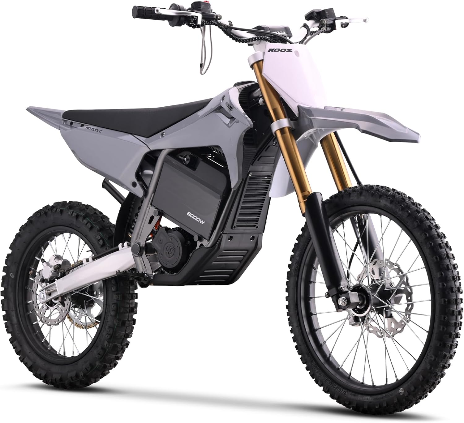 KOOZ 72V 8000W Electric Dirt Bike for Adult,HP131E-L Electric-Motorcycle with 35AH Lithium Battery,Top Speed 56 MPH with 19"/16" Tires,Hydraulic Brakes Mountain Off-Road Motorcycle.