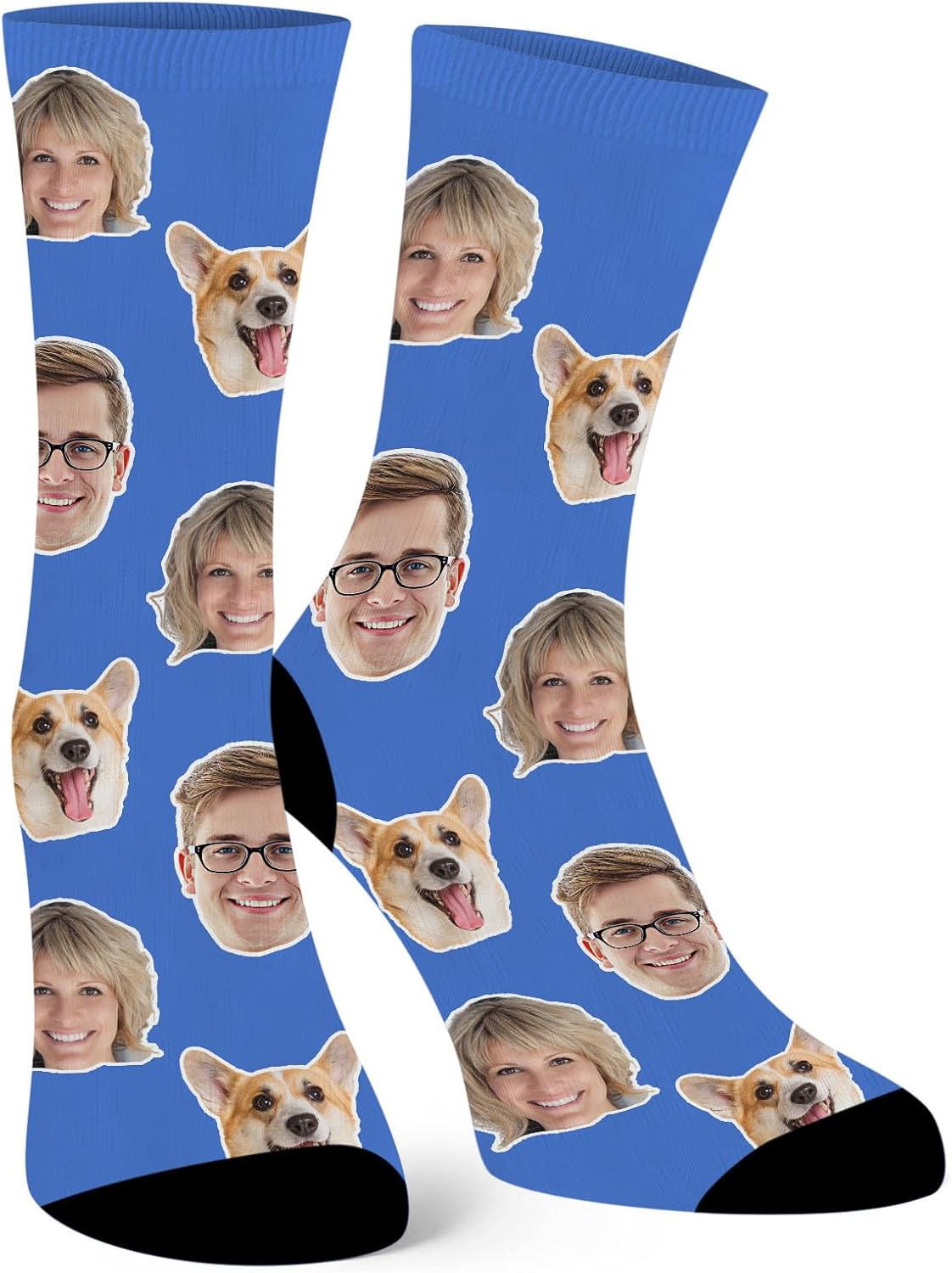 Custom Socks with Photos,Personalized face Socks with Pictures,Customized Novelty Socks Fun for Men Women