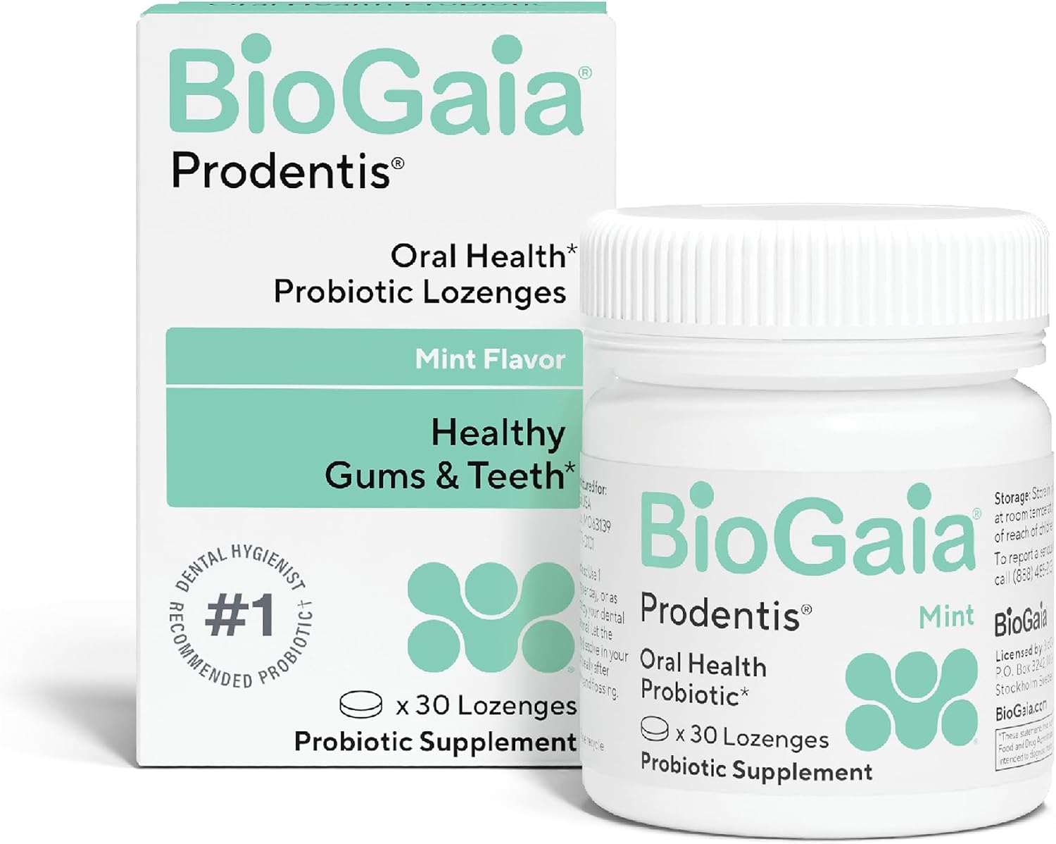BioGaia Prodentis Oral Probiotics for Teeth & Gums and Bad Breath
