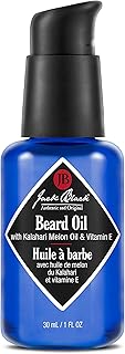 Jack Black Beard Oil for Men - Mens Beard Oil, Leave In Beard Conditioner for Men, Beard Softener for Men, Mens Beard Care Products, Mustache Oil, Mens Gifts, Beard Gifts for Men