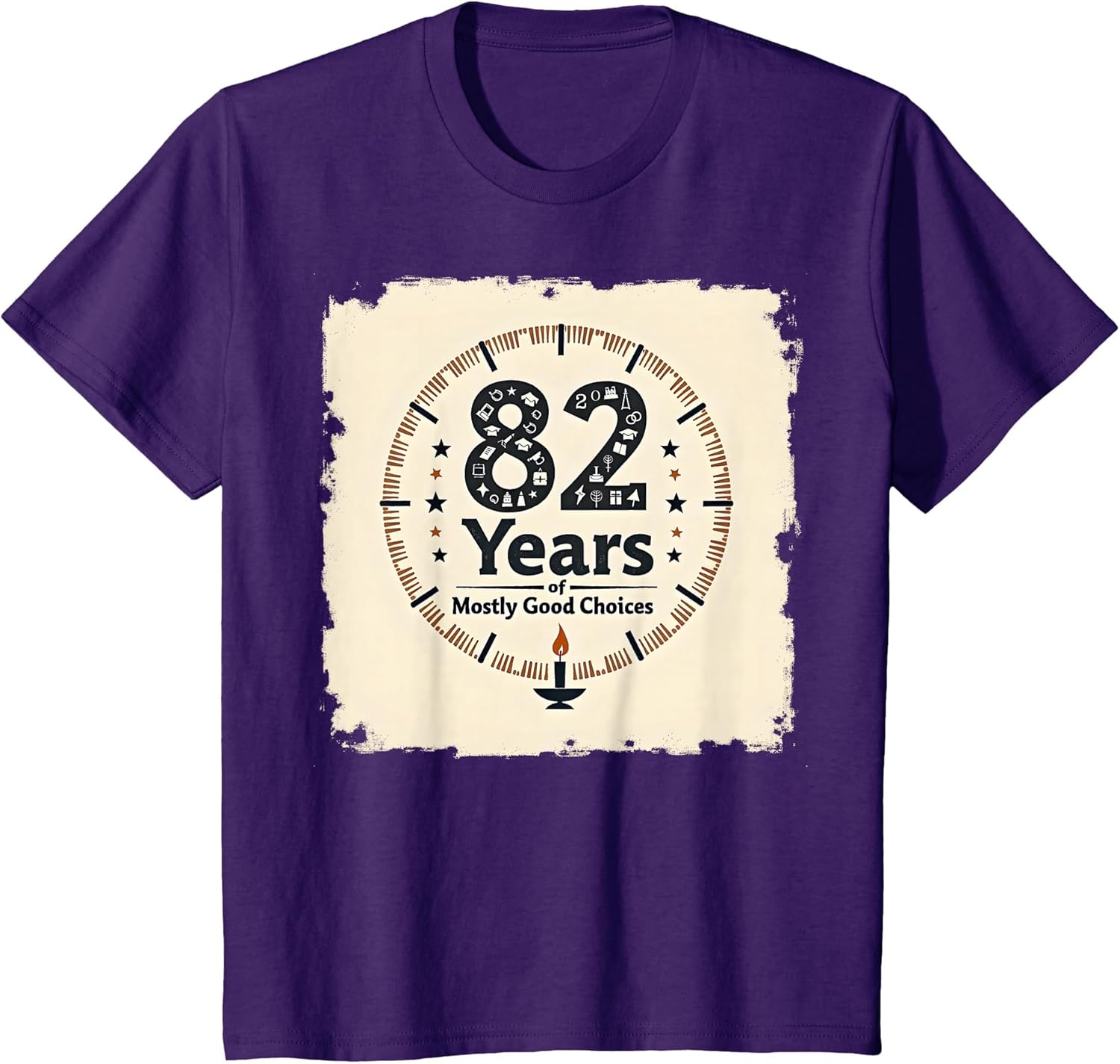 82 Years of Mostly Good Choices Birthday Gift T-Shirt
