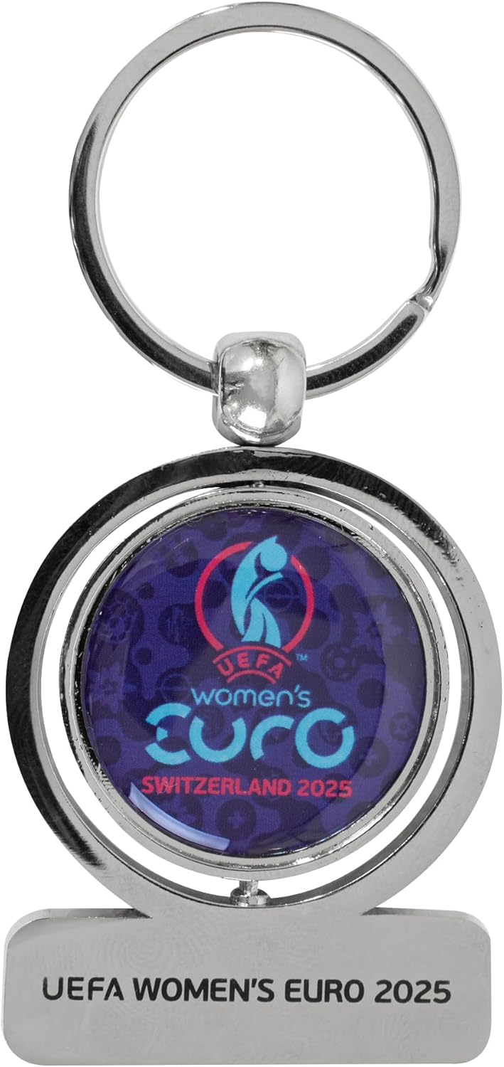 Hy-Pro Officially Licensed UEFA Women's Euros 2025 Spinner Keyring