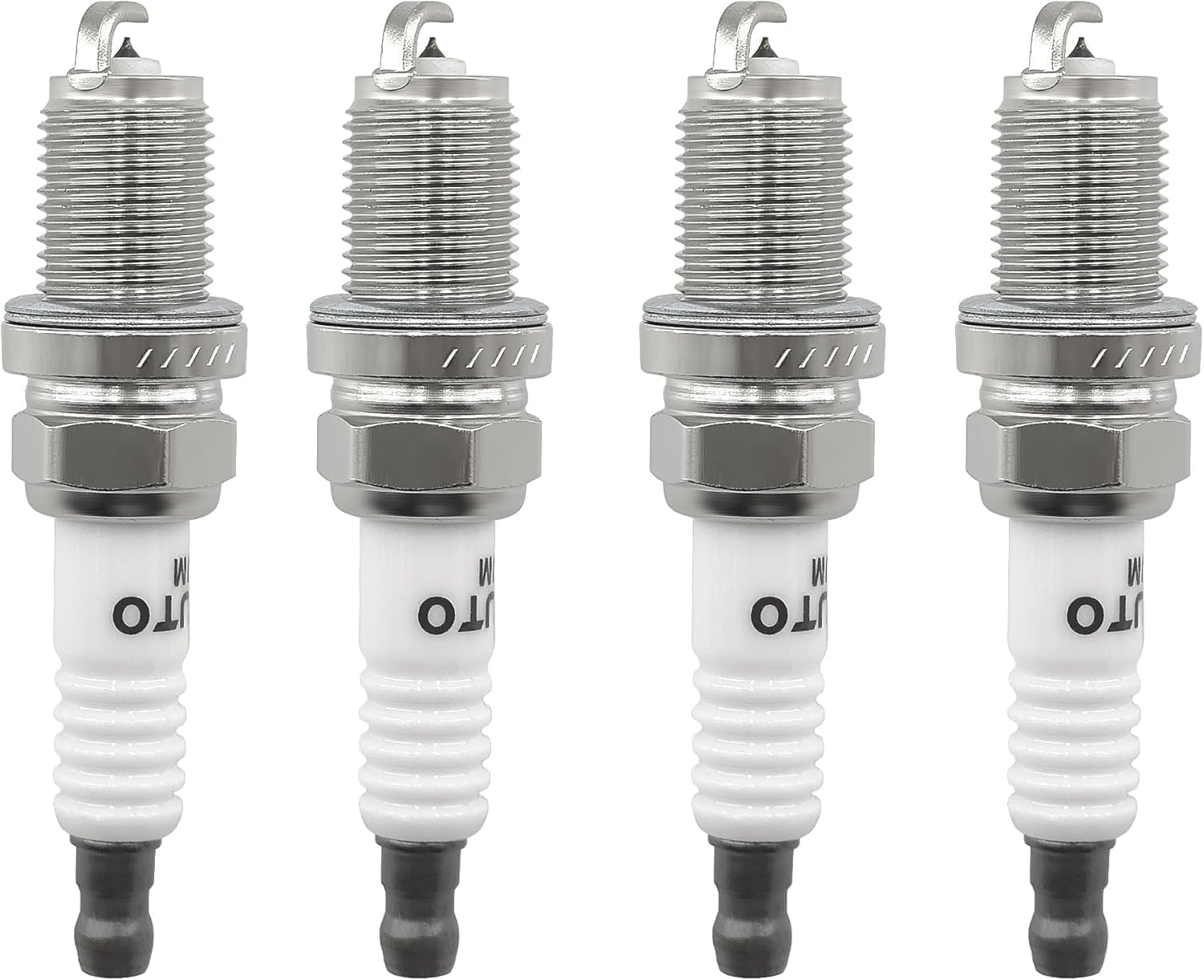 Iridium Spark Plug Set 4 PCS Sparkplug Iridium Compatible with BMW 1 3 5 7 8 Series E81 E87 E88 E36 E46 E60 6 E63 E65 E66 E67 X1 E84 X3 E83 X5 E53 Z3 E36 Z4 E85 MINI R50 R52 R53 BKR6EIX-11