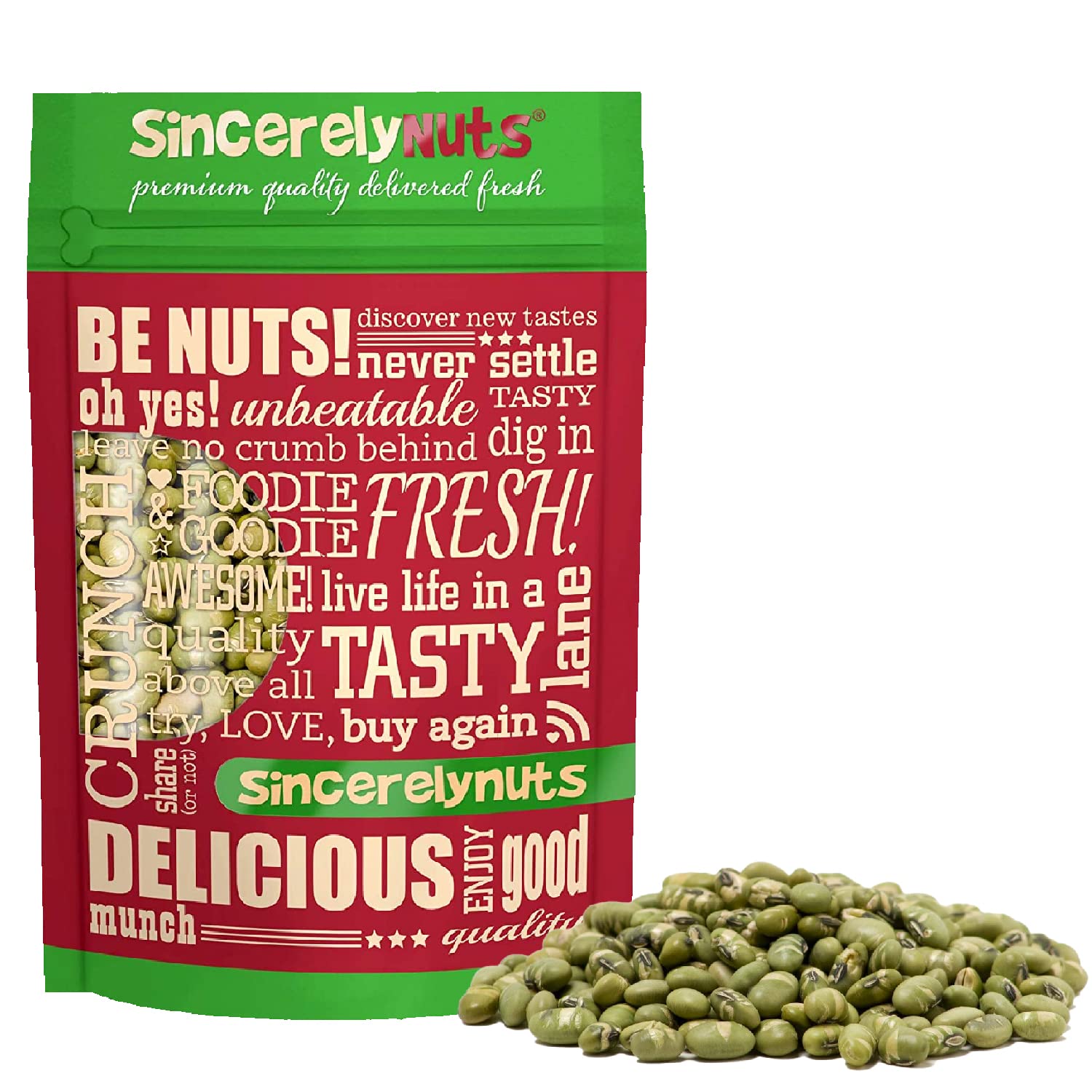 Sincerely Nuts Dried Edamame (Roasted, Salted) - (5 LB) Vegan, Kosher & Gluten-Free Food - Plant-Based Protein - Add to Granola, Salads, Trail Mix, Ice Cream, and Much More