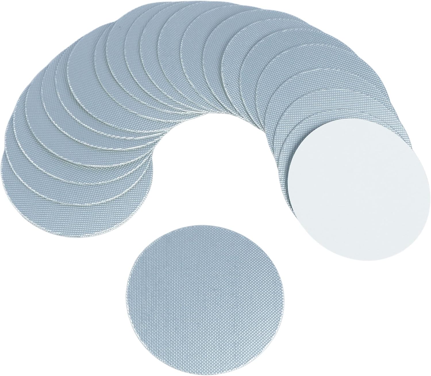 U.S. Solid Aluminum Foil Cap Liner Heat Sealing for Glass Bottle Non-Metal Lid(100 pcs, 20mm)