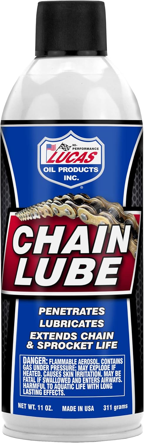 Lucas Oil 10393 Chain Lube Aerosol - 11 Ounce