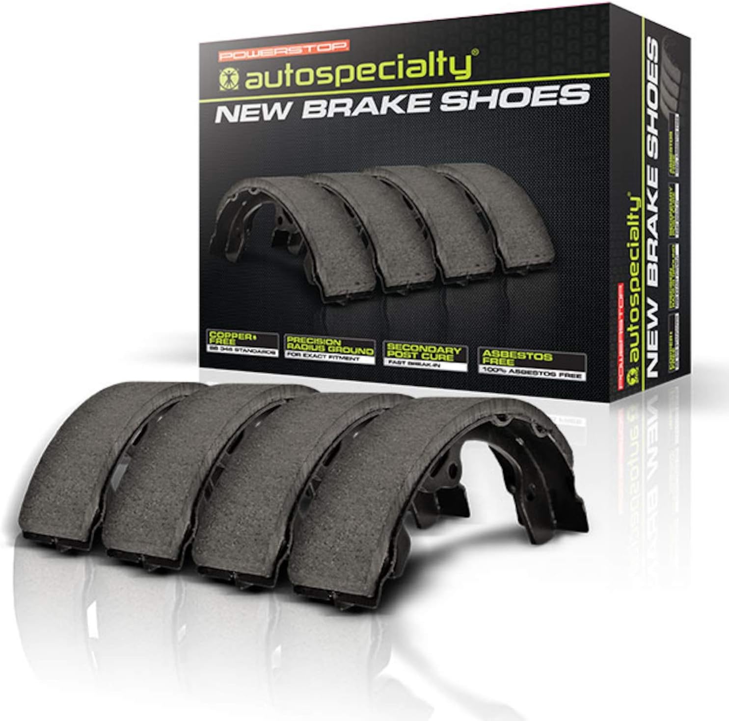Power Stop B945 Autospecialty Brake Shoe For Scion iQ 2013, Scion xD 2008-2014, Toyota Corolla 2009-2019, Toyota Prius C 2012-2019 [Model Specific]