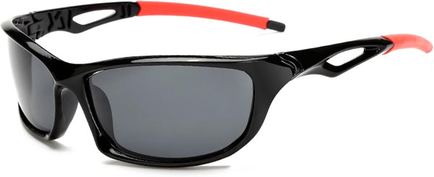 Qixuan Polarized Sport Sunglasses for Men Women Lens HD UV400 Protection Light Weight Frame Outdoor Cycling Running Sun Glasses Waterproof