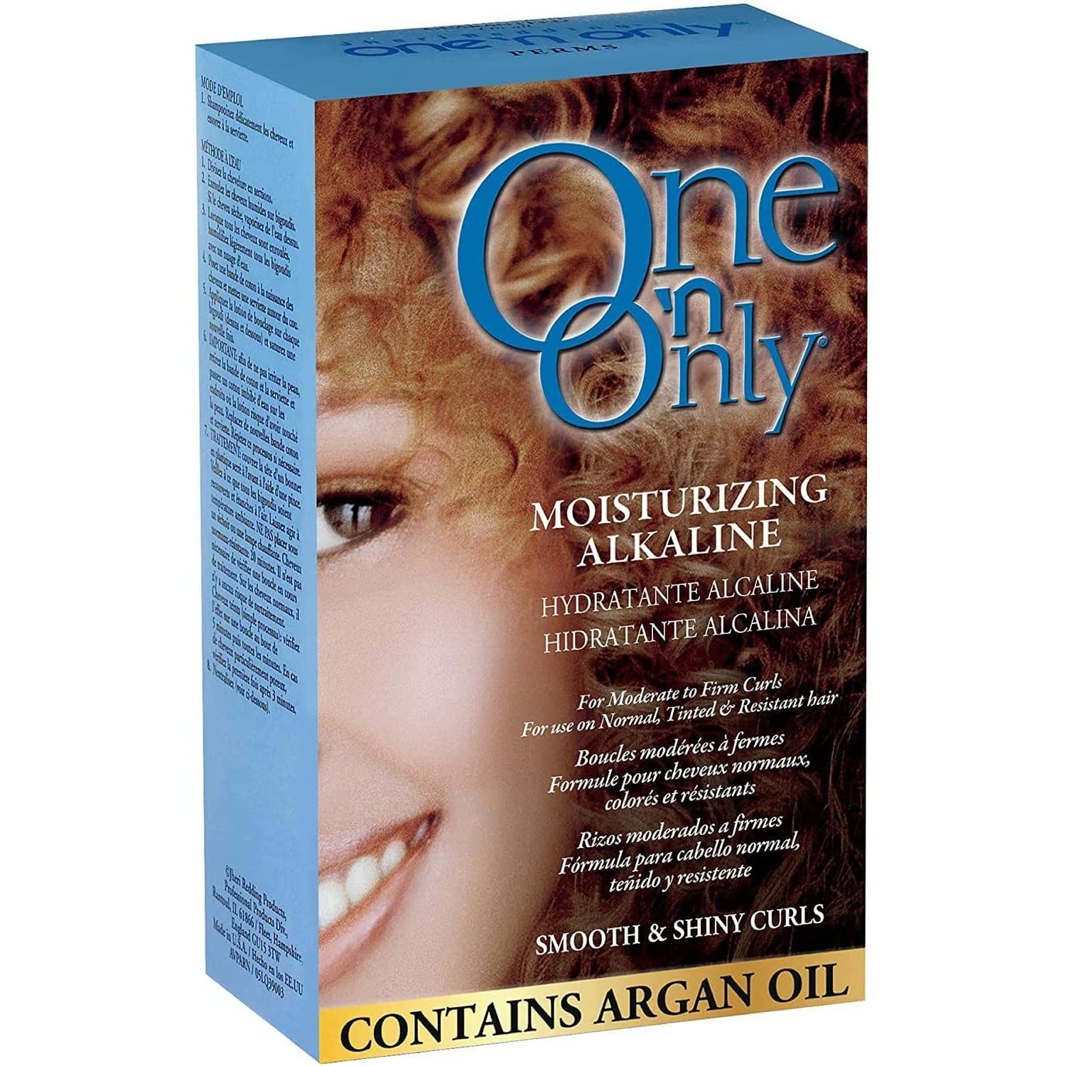 One 'n Only Alkaline Hair Perm & At Home Kit, Fresh Scent, 1 Count | Salon-Level Perming, Moderate to Firm Curls, Gentle Yet Effective, Leaves Strands Shiny, Moisturized, and Manageable