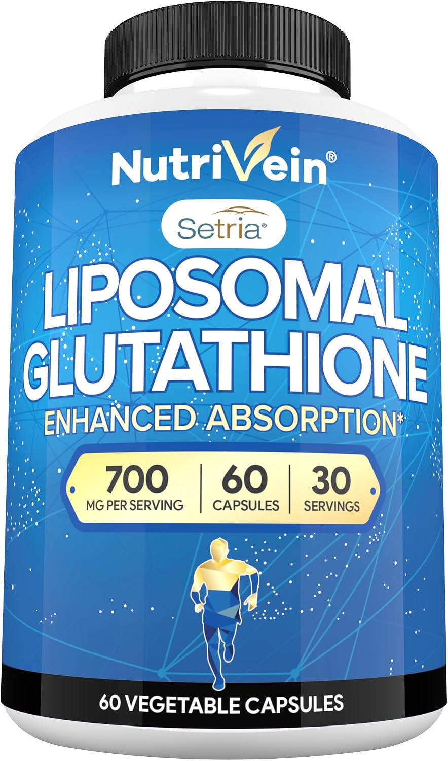 Nutrivein Premium Liposomal Glutathione Supplement 700 mg - 60 Caps
