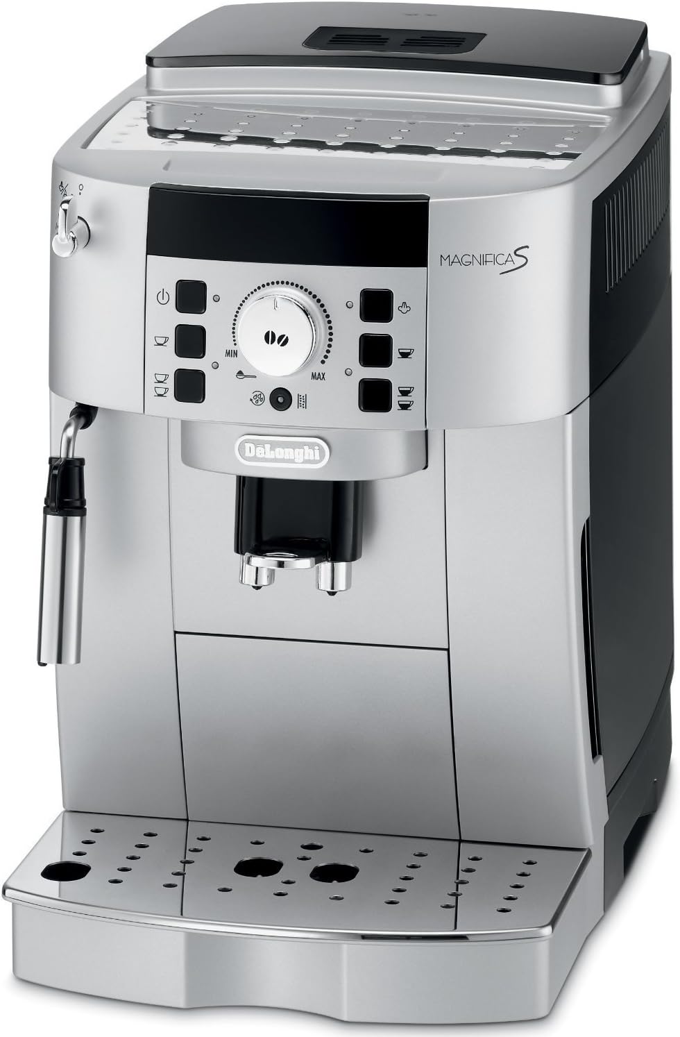 DeLonghi Magnifica XS Fully Automatic Espresso and Cappuccino Machine with Manual Cappuccino System, Silver