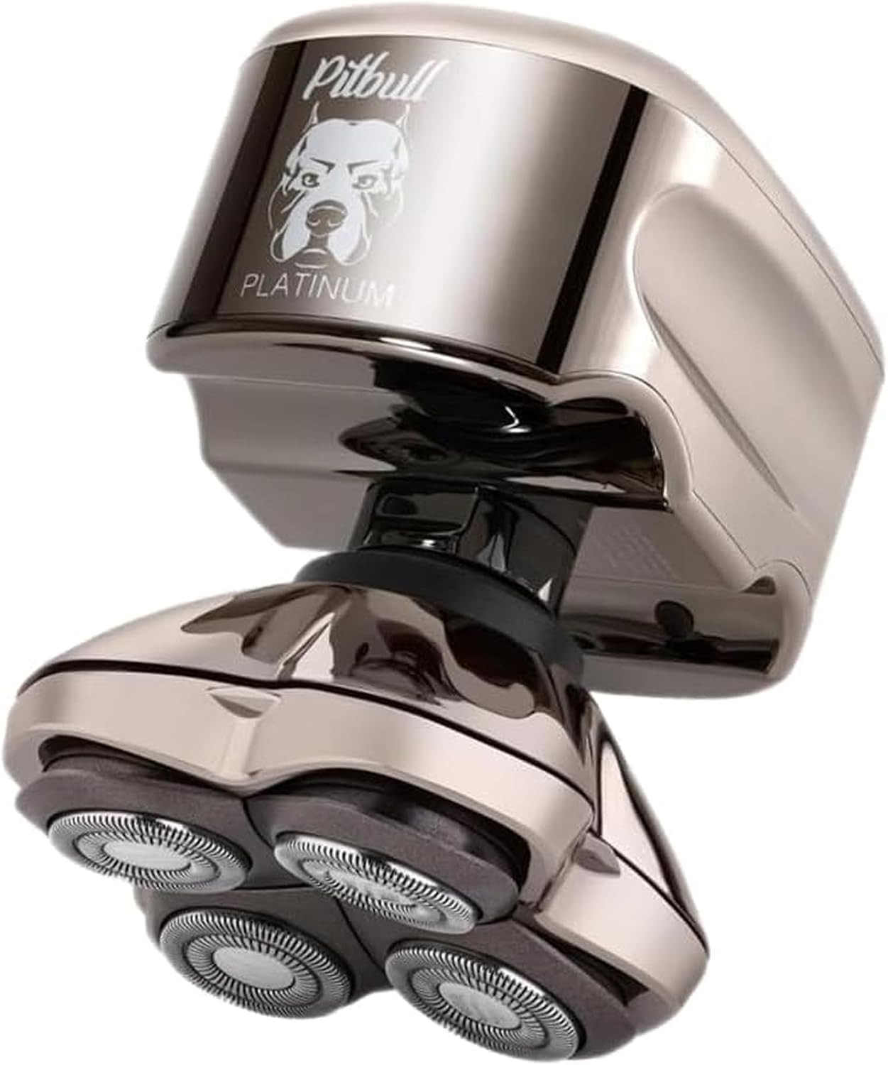 Skull Shaver Pitbull Platinum Pro PX5 - Electric Razor for Men - Cordless, Rechargeable, Wet/Dry, Ergonomic for Bald Head Shaver - with Rinse Stand & Travel Case