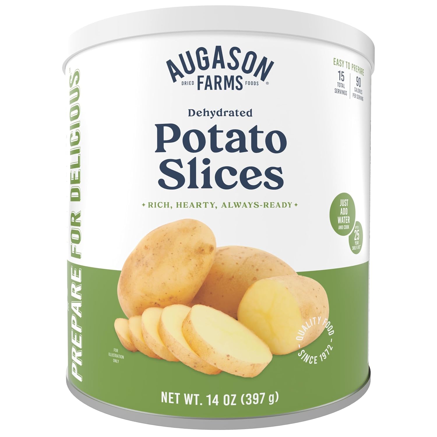 Augason Farms Dehydrated Potato Slices Can