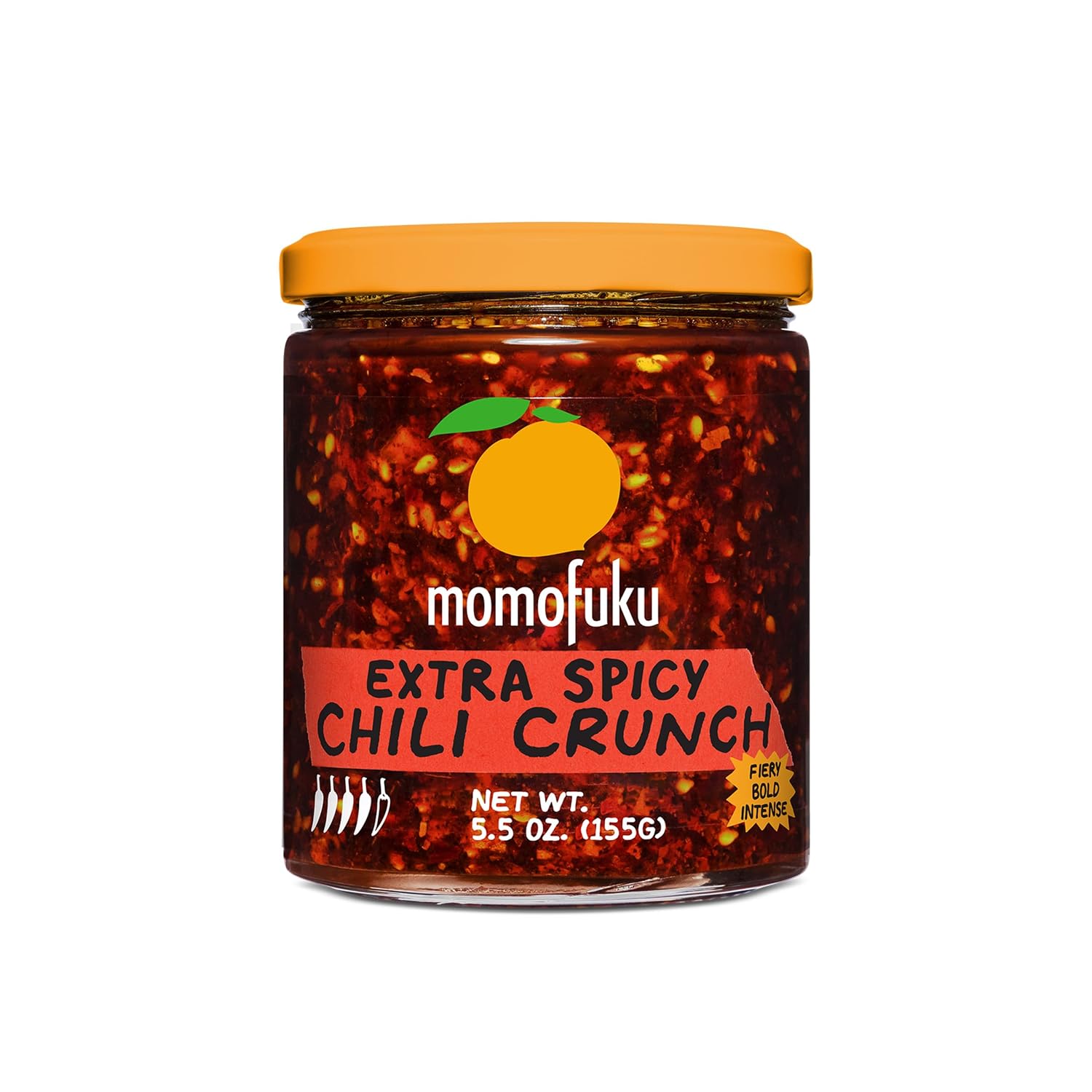 Momofuku Extra Spicy Chili Crunch by David Chang, (5.5 Ounces), Oil with Crunchy Garlic and Shallots, Crisp for Cooking as Sauce or Topping, 1 Pack