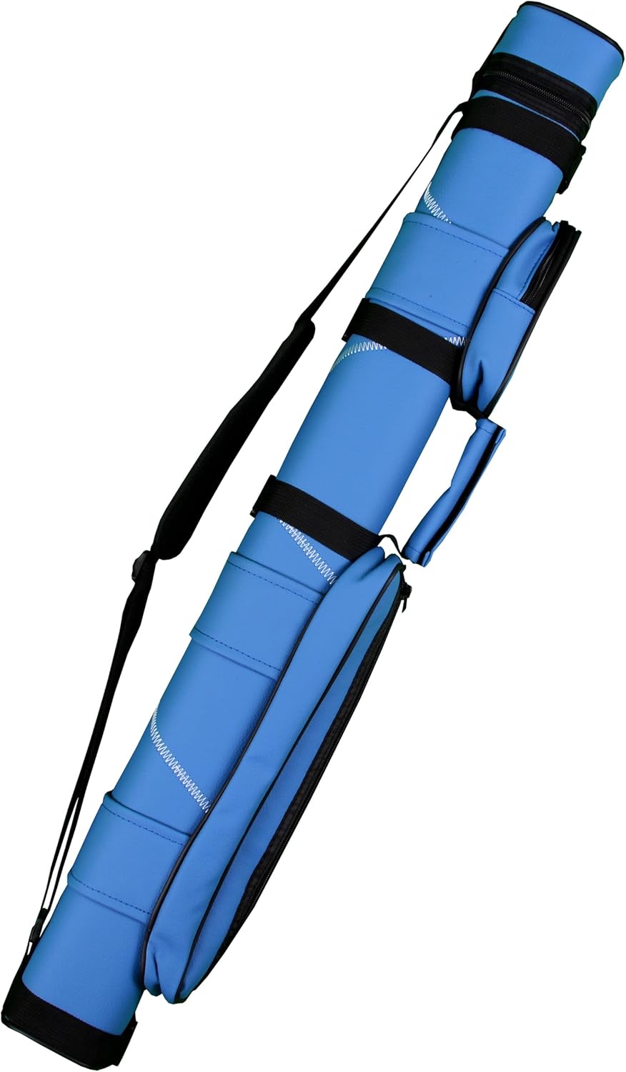 Accuplay Billiards 2X2 Hard Pool Cue Stick Carrying Case Choose Black, Brown, Hot Pink White, Blue White, or Black White