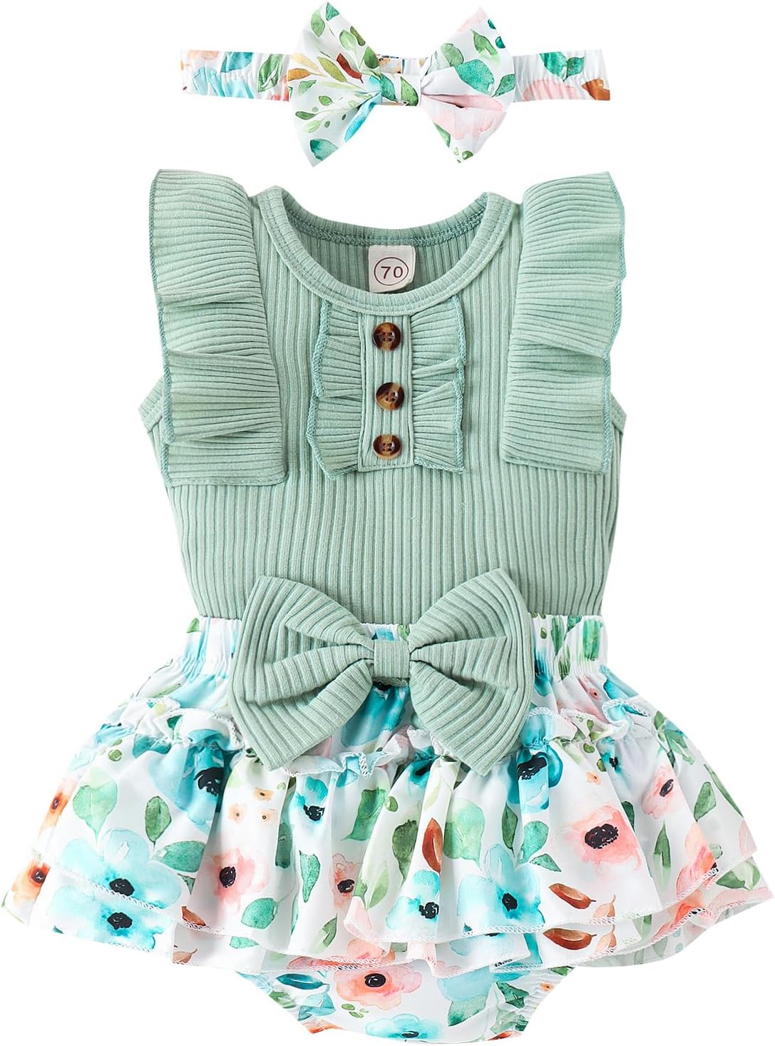 GDTOGRT Baby Girls' Infant-and-Toddler-Shorts-Clothing-Sets