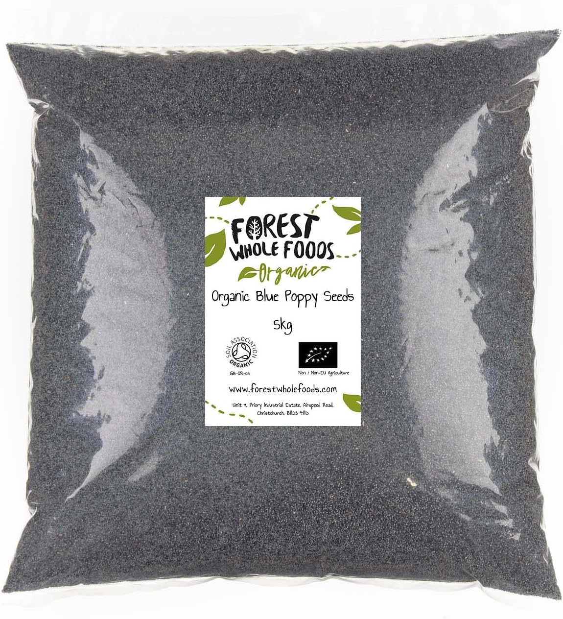 Organic Blue Poppy Seeds (5kg)