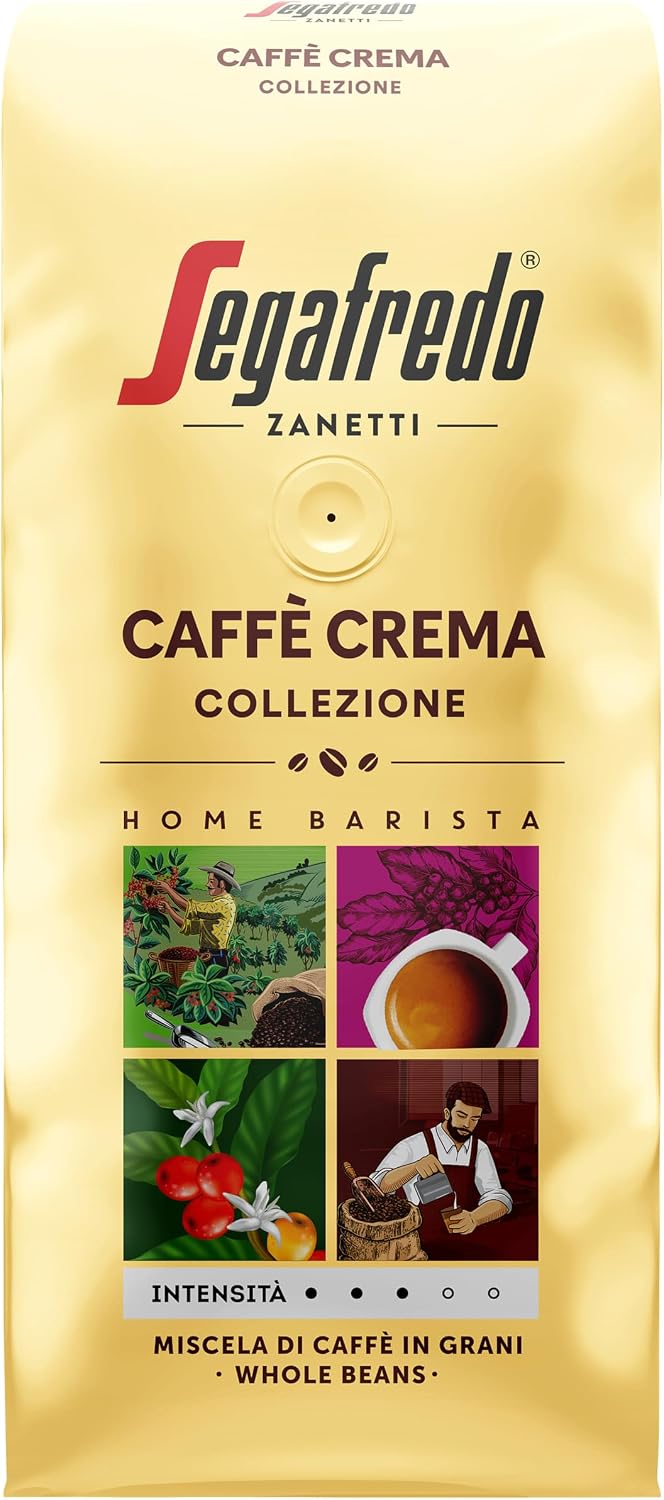 Segafredo Zanetti Coffee Beans Caffè Crema Collezione Beans 1Kg Pack