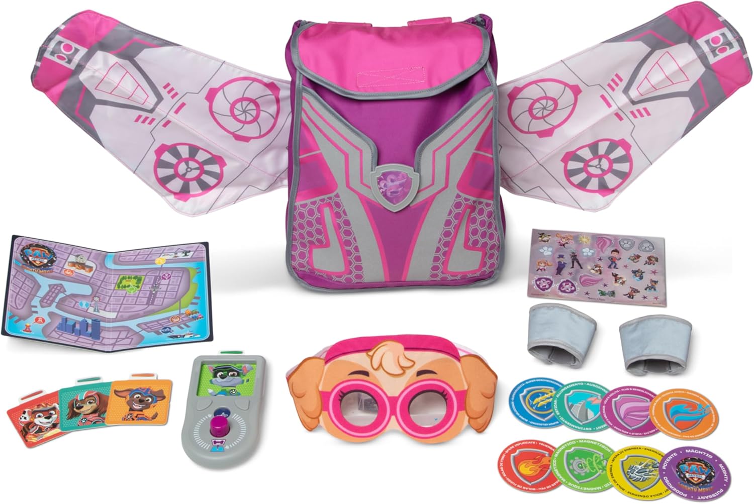 Melissa & Doug PAW Patrol™ The Mighty Movie Mighty Skye Role Play Pack with Wings for Toddlers and Kids Age 3+