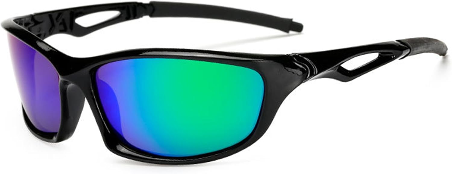 Qixuan Polarized Sport Sunglasses for Men Women Lens HD UV400 Protection Light Weight Frame Outdoor Cycling Running Sun Glasses Waterproof