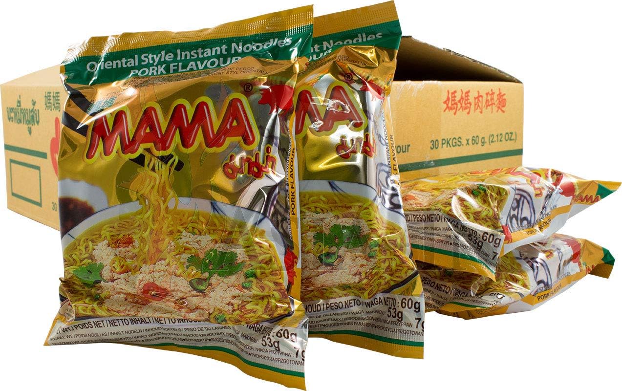 MAMA Instant Noodles Pork Boxed 30 x 55g