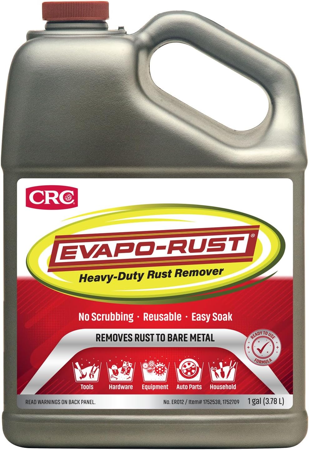Evapo-Rust ER012 Super Safe – 128 oz., Non Toxic Rust Remover for Auto Parts, Hardware, Antiques | Rust Removers and Chemicals