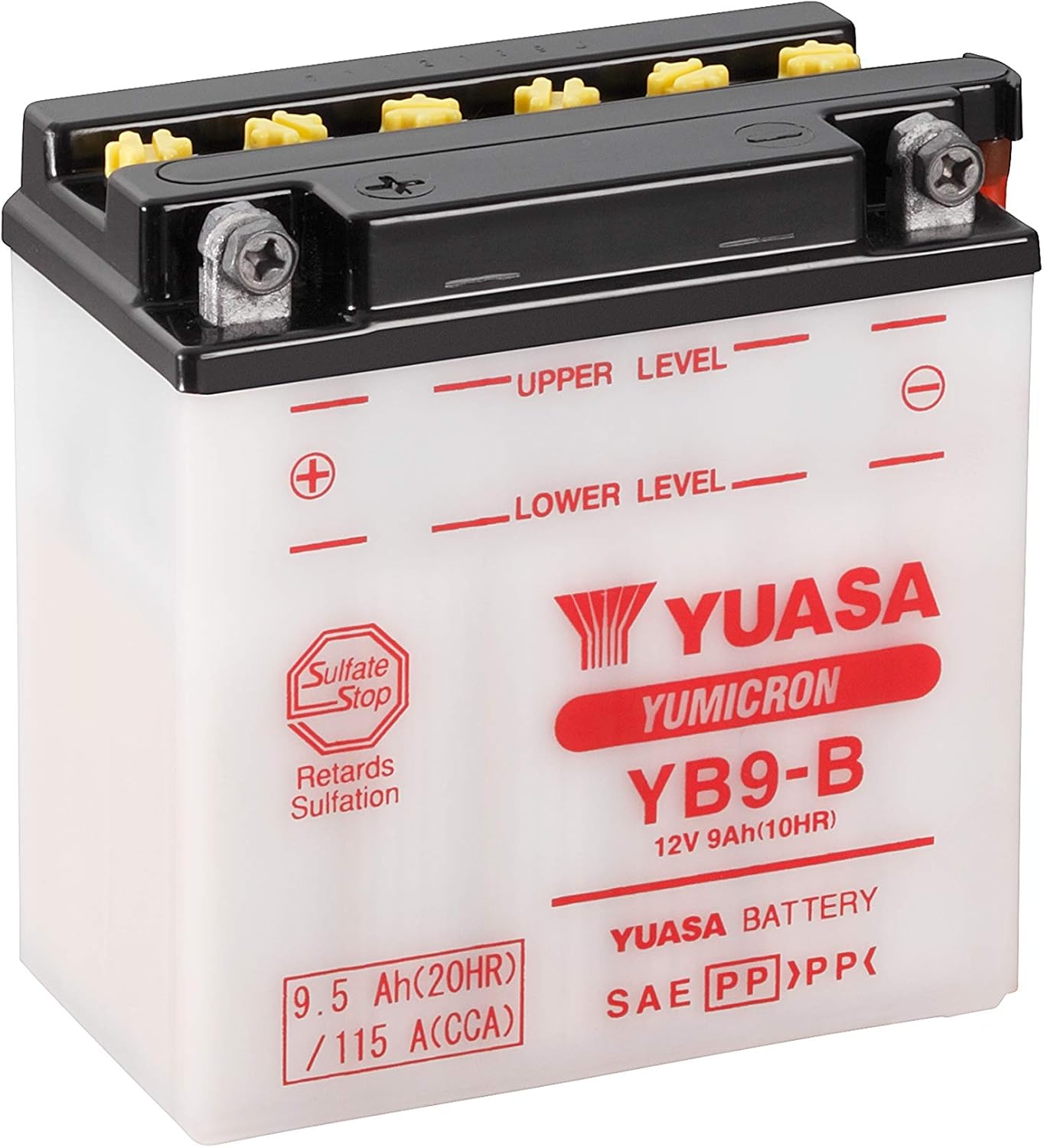 Yuasa YB9-B(WC) Motorcycle and Powersport Battery
