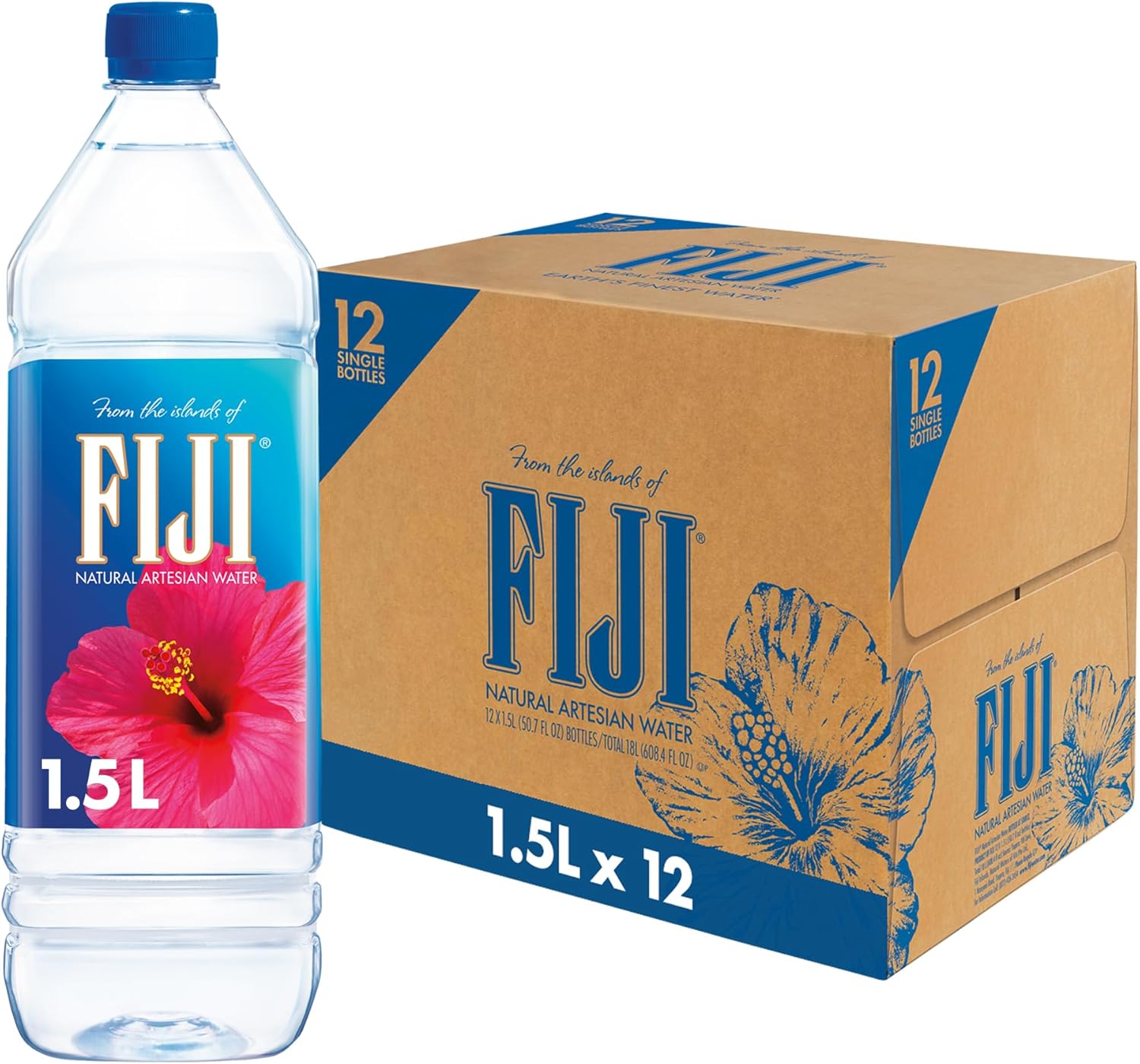 Fiji Water Artesian Water 1.5Ltr (Pack of 12)