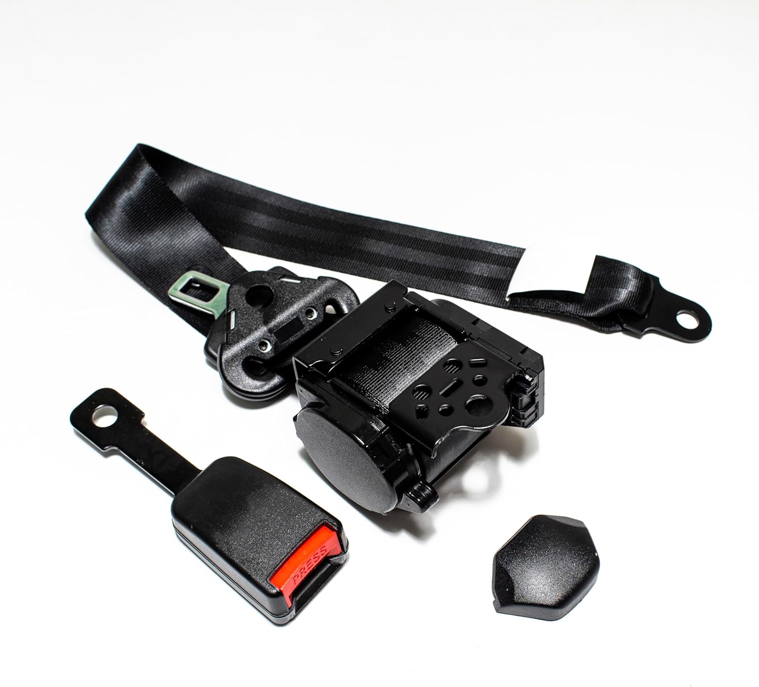 3 Point Seat Belt kit Automatic Telescopic Car inertia Seat Belt Universal replacement Car Accessories for Children Adults and Pregnant Comfortable and Safe Experience