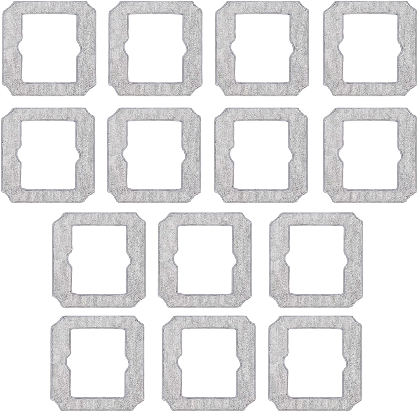 14 Pack Mop Replacement Pad,Microfiber Mop Refill/Pad Compatible with Ecovacs Winbot Mini Robot Vacuum Cleaner,Part to W-CC02-0012