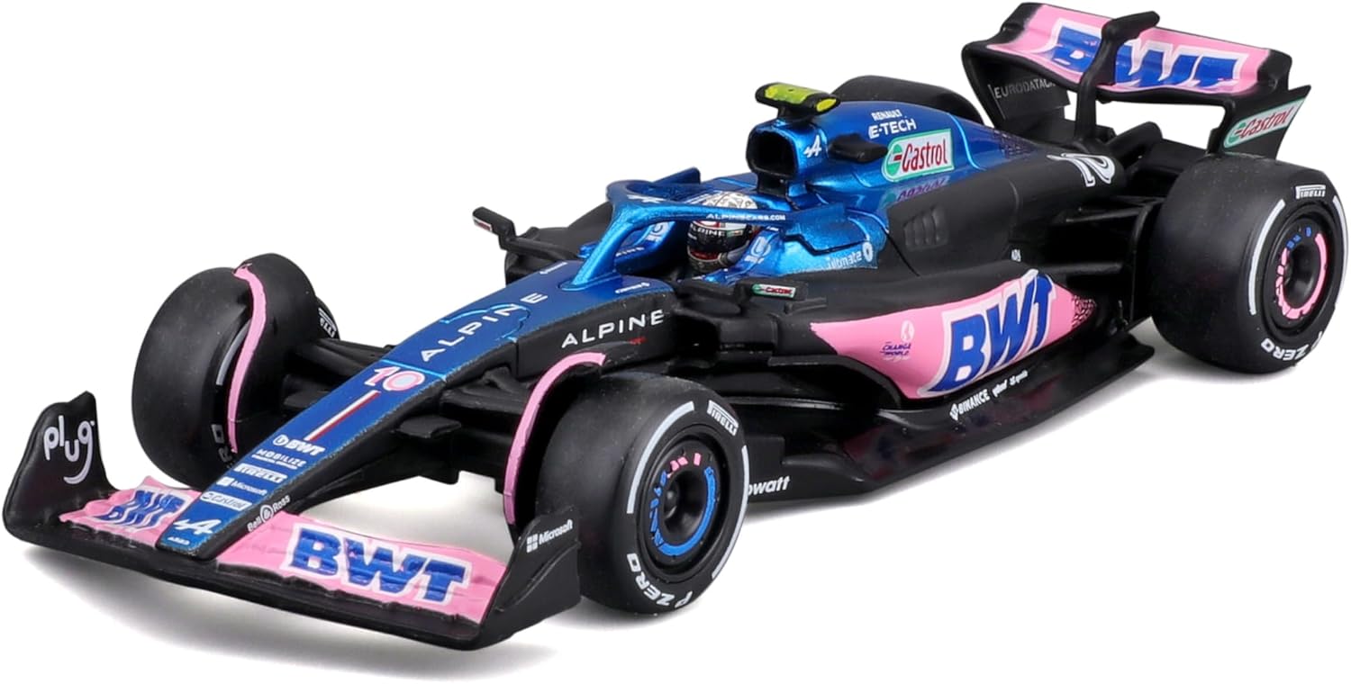 Bburago 1:43 Race BWT Alpine F1 Team A523 (2023) w/Driver