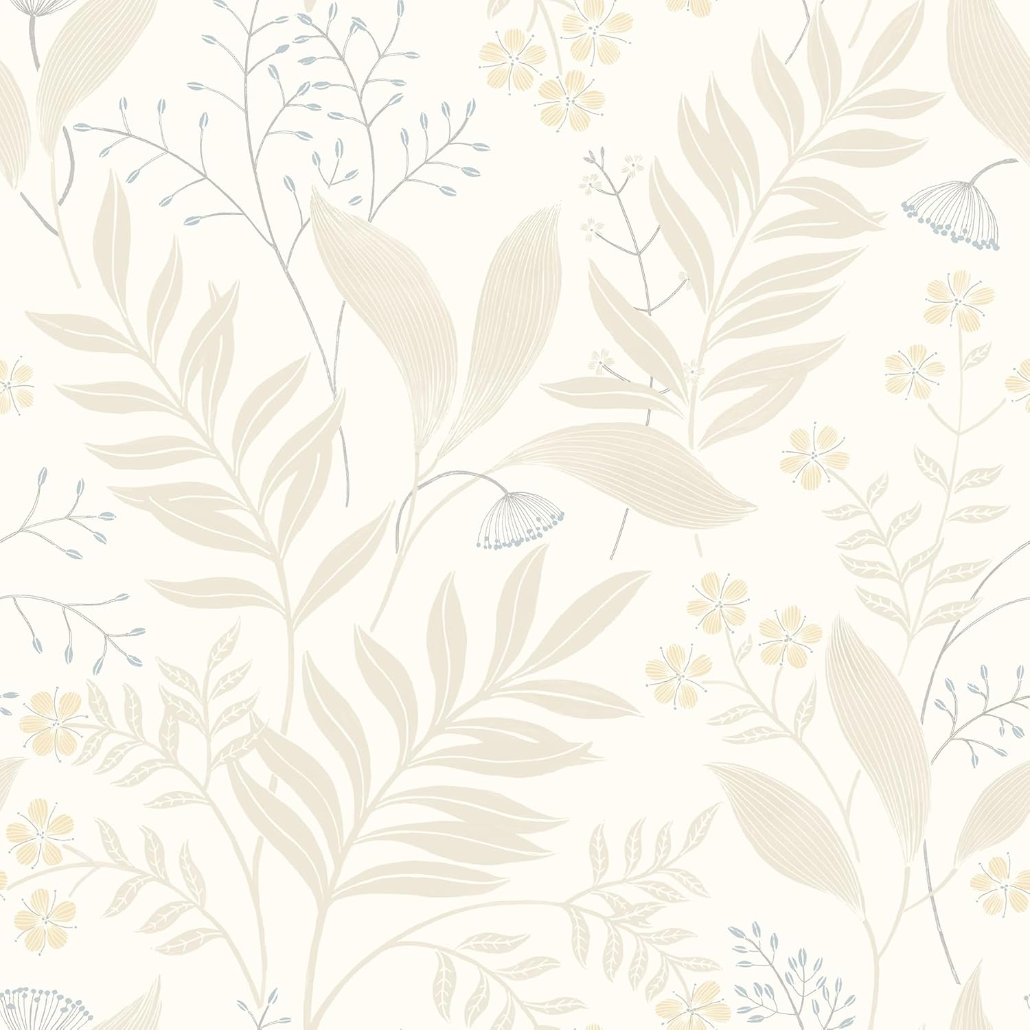 NuWallpaper Amanda Beige Peel and Stick Wallpaper, NUS6422