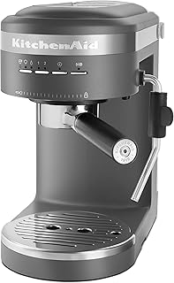 KitchenAid Semi-Automatic Espresso Machine KES6403, Matte Charcoal Grey, 1.4 Liters