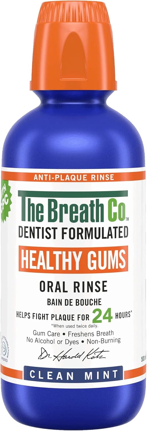 TheraBreath Healthy Gums Oral Rinse Clean Mint Flavor 16 fl oz 473 ml