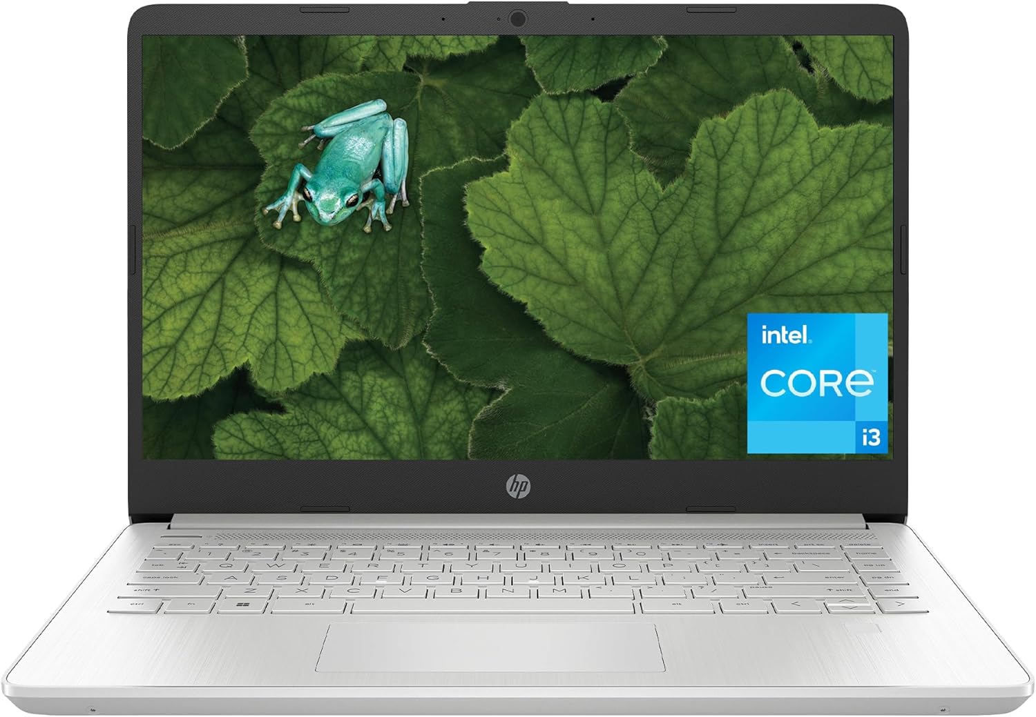 HP 14 inch Laptop, Full HD Display, 12th Generation Intel Core i3-1215U, 4 GB RAM, 128 GB SSD, Intel UHD Graphics, Windows 11 in S Mode, 14-dq5000nr (2023)