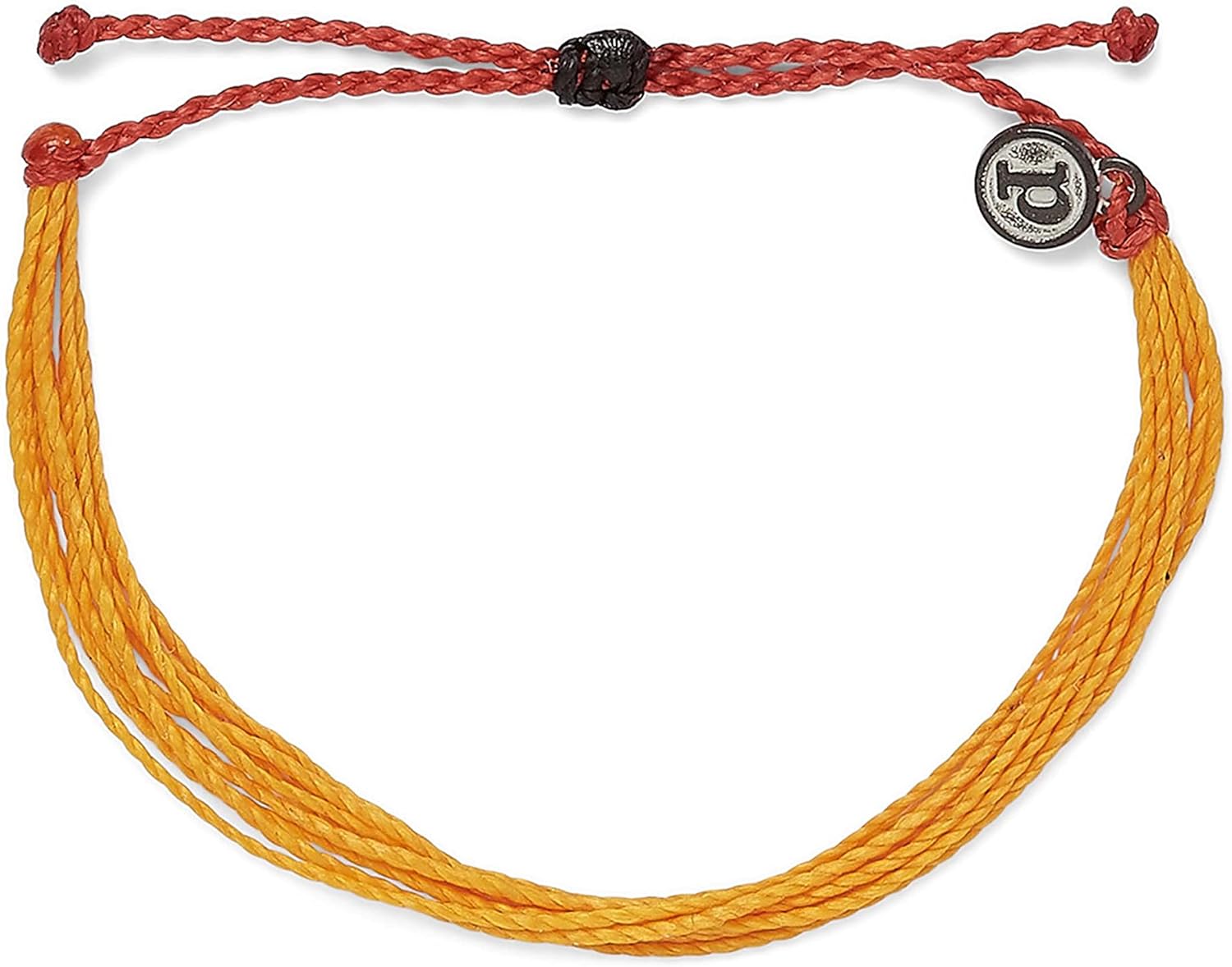 Pura Vida Charity Bracelet - 100% Waterproof, Adjustable Band - Plated Brand Charm, 2-5 inches, Copper, no gemstone